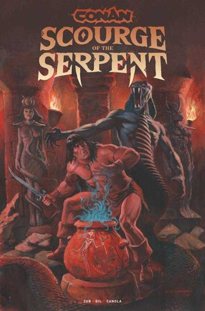Conan The Barbarian Scourge Of The Serpent #1 (Of 4) Cover C Geof Isherwood Variant (Mature) | Odin's Place