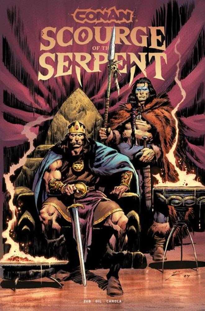 Conan The Barbarian Scourge Of The Serpent #1 (Of 4) Cover F Roberto De La Torre Foil Trade Variant (Mature) | Odin's Place