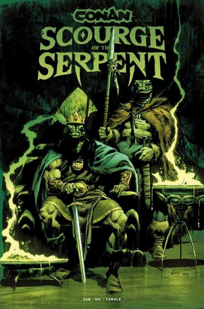 Conan The Barbarian Scourge Of The Serpent #1 (Of 4) Cover G Roberto De La Torre Glow In The Dark Variant (Mature) | Odin's Place