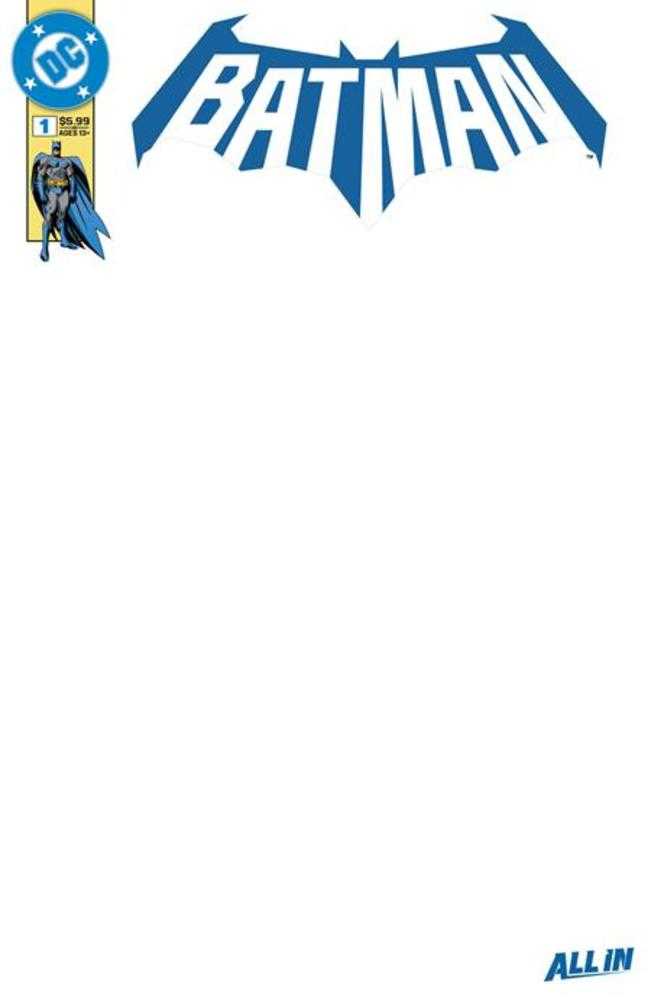 Batman #1 Cover K Blank Card Stock Variant | Odin's Place