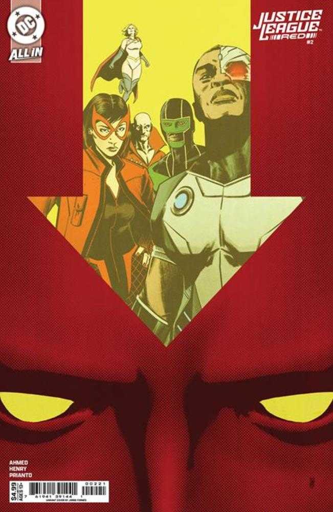 Justice League Red #2 (Of 6) Cover B Jorge Fornes Card Stock Variant | Odin's Place