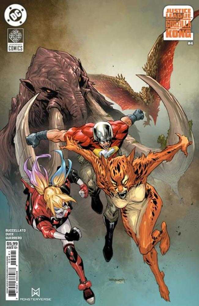 Justice League vs Godzilla vs Kong 2 #4 (Of 7) Cover B Sephen Segovia Card Stock Variant | Odin's Place
