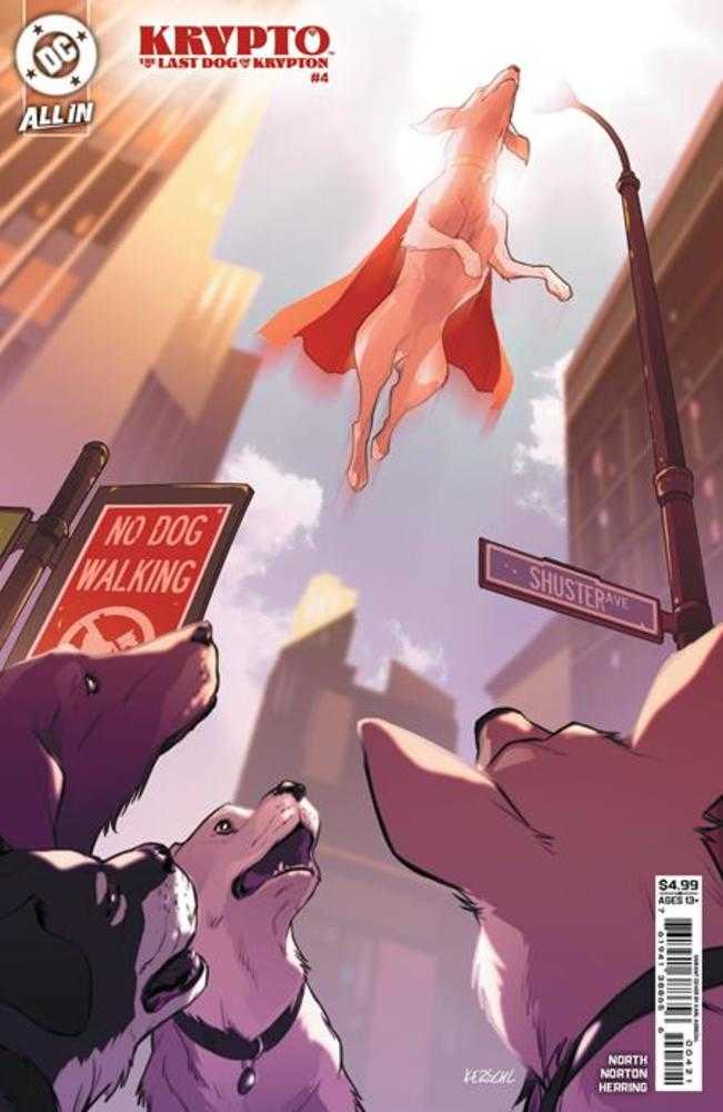 Krypto The Last Dog Of Krypton #4 (Of 5) Cover B Karl Kerschl Card Stock Variant | Odin's Place
