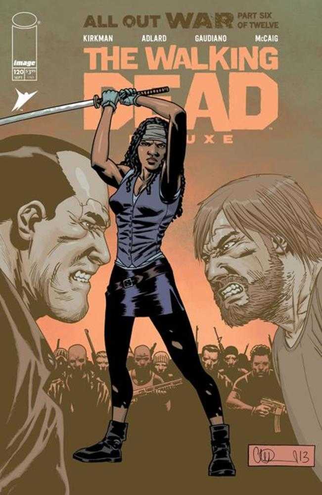 Walking Dead Deluxe #120 Cover B Charlie Adlard & Dave Mccaig Variant (Mature) | Odin's Place