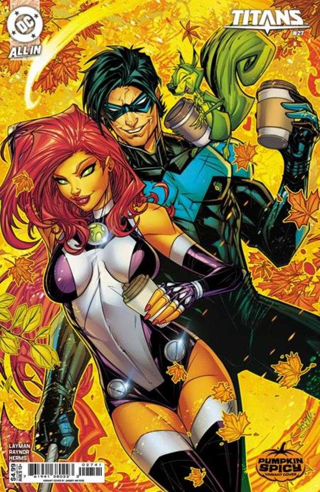 Titans #27 Cover D Jonboy Meyers Pumpkin Spicy Card Stock Variant | Odin's Place