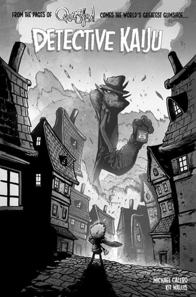 Detective Kaiju #2 (Of 4) Cover D Kit Wallis Noir Edition Variant | Odin's Place