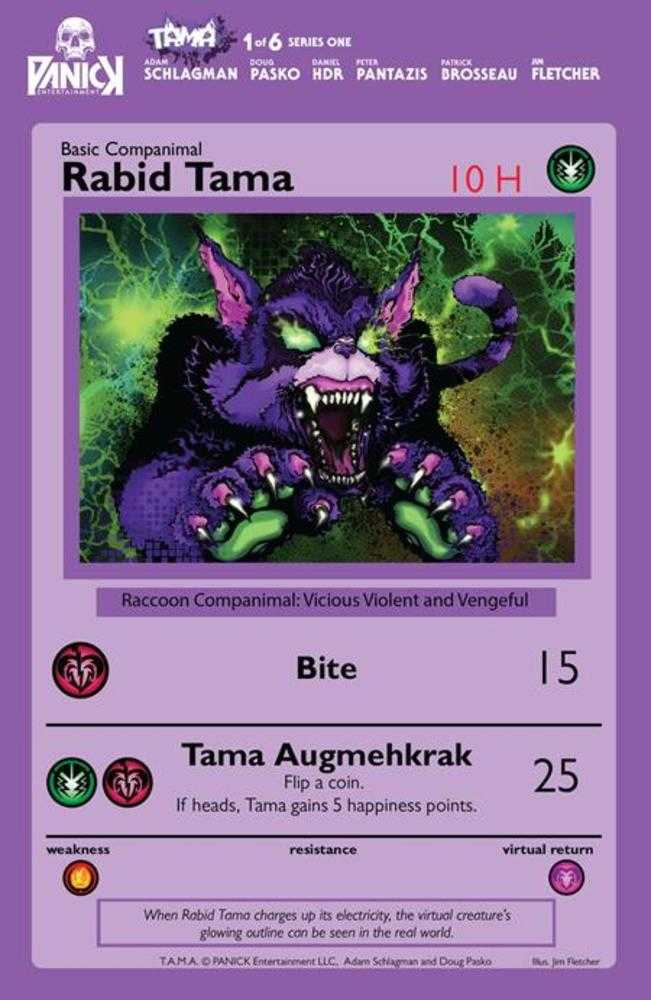 Tama #1 (Of 6) 2nd Print Cover B Jim Fletcher Vicious Violent And Vengeful Tama Variant | Odin's Place