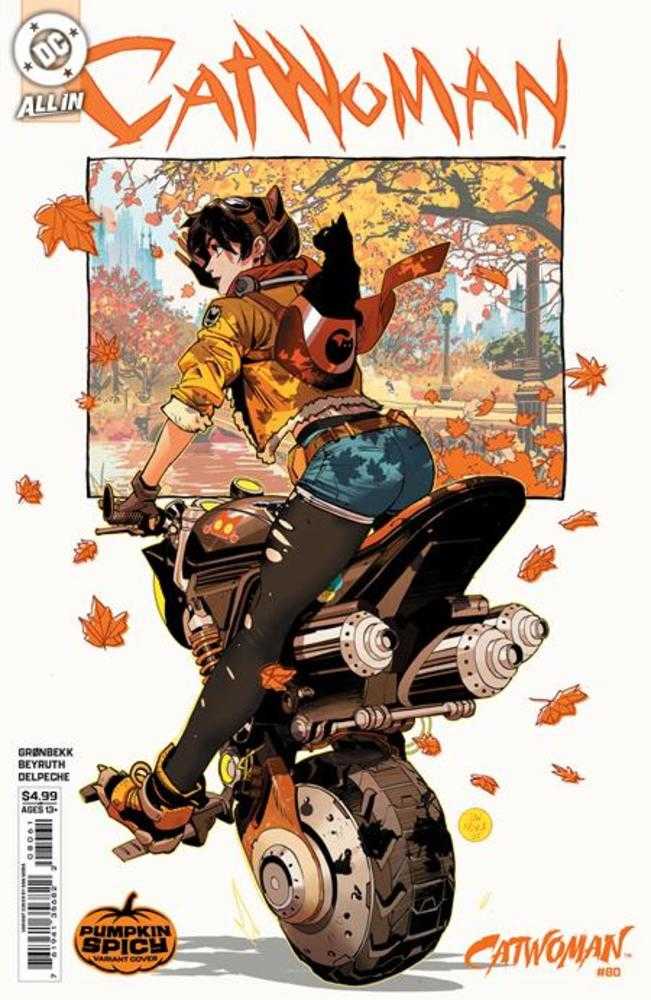 Catwoman #80 Cover E Dan Mora Pumpkin Spicy Card Stock Variant | Odin's Place