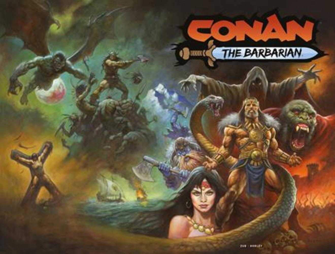Conan The Barbarian #25 Cover A Alex Horley Wraparound (Mature) | Odin's Place