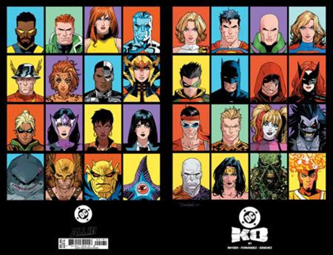 DC K.O. #1 (Of 5) Cover H Dan Mora Bracket Wraparound Card Stock Variant | Odin's Place