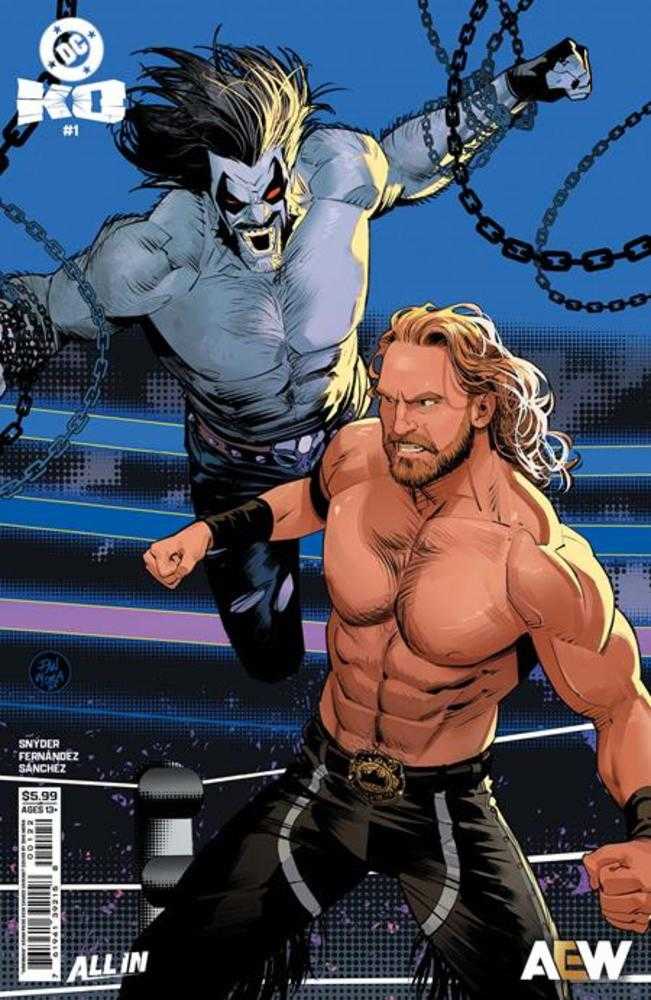 DC K.O. #1 (Of 5) Cover K Dan Mora Hangman Adam Page Aew Cameo Card Stock Variant | Odin's Place