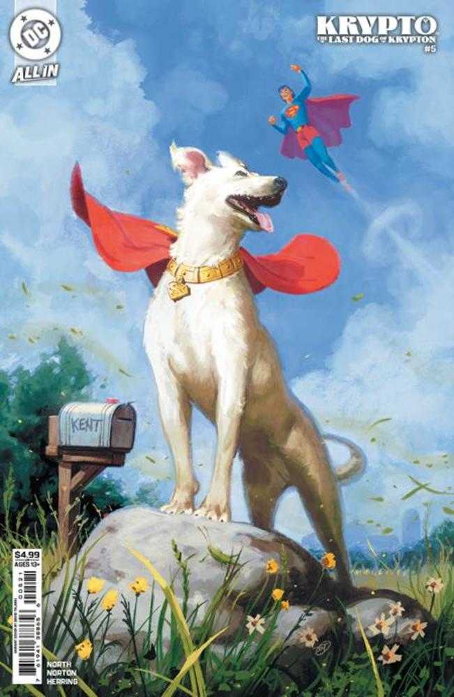 Krypto The Last Dog Of Krypton #5 (Of 5) Cover B David Talaski Card Stock Variant | Odin's Place