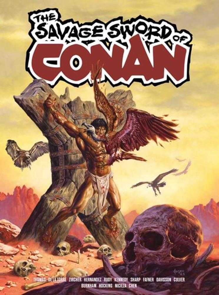 Savage Sword Of Conan TPB Volume 03 Direct Market Edition Joe Jusko Cover (Mature) | Odin's Place