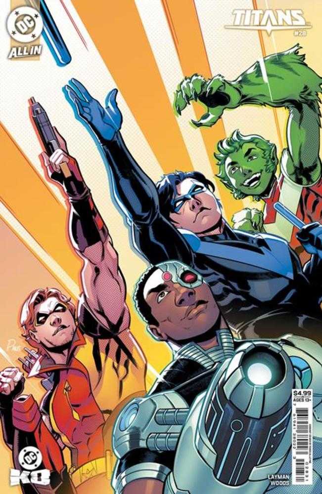 Titans #28 Cover C Paris Alleyne Card Stock Variant (DC K.O.) | Odin's Place