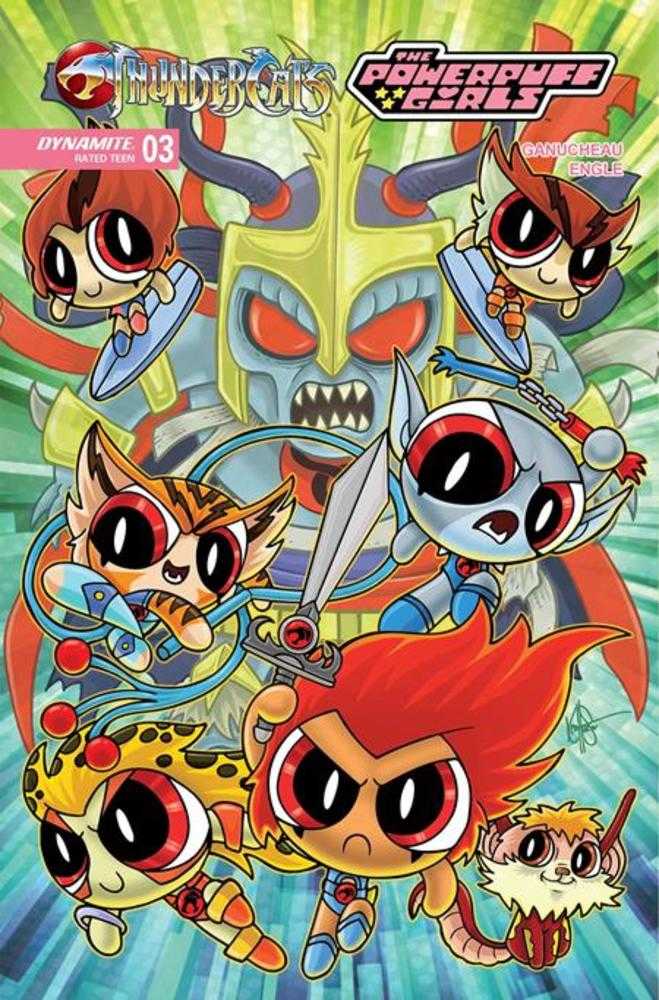 Thundercats Powerpuff Girls #3 Cover K Foc Bonus Ken Haeser Original Variant | Odin's Place