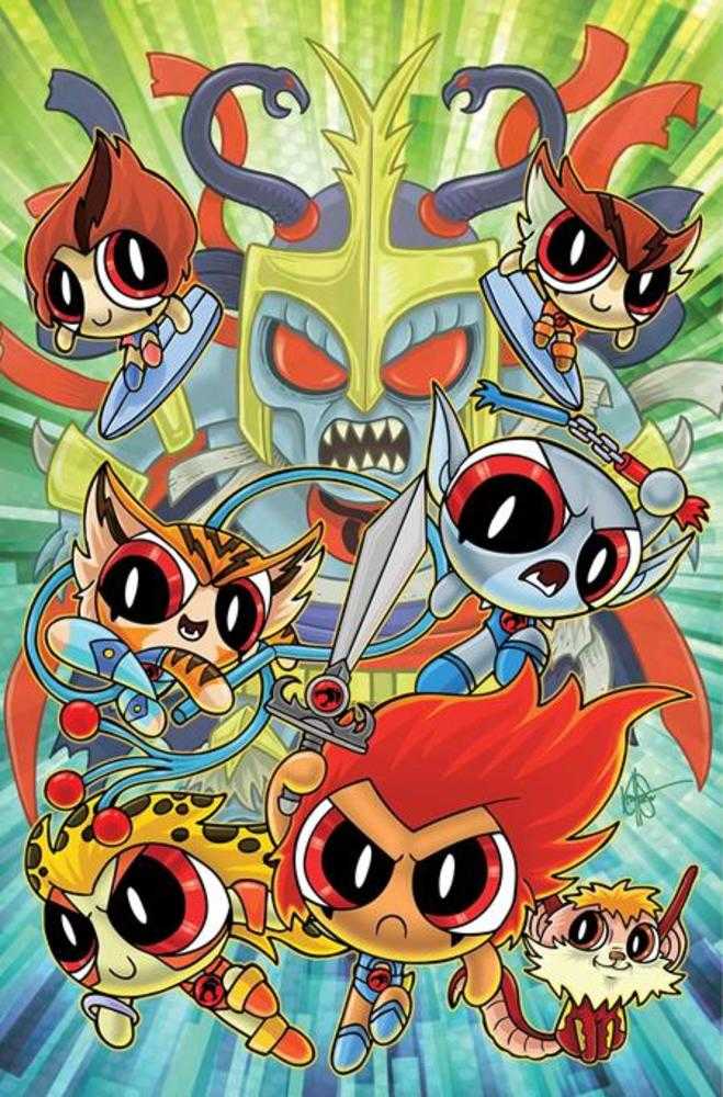 Thundercats Powerpuff Girls #3 Cover L Inc 1:5 Ken Haeser Virgin Foc Bonus Variant | Odin's Place
