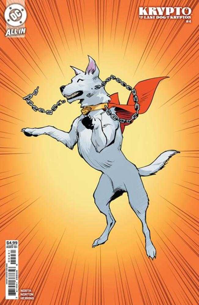 Krypto The Last Dog Of Krypton #4 (Of 5) Cover C Dan Mora Corner Box Card Stock Variant | Odin's Place