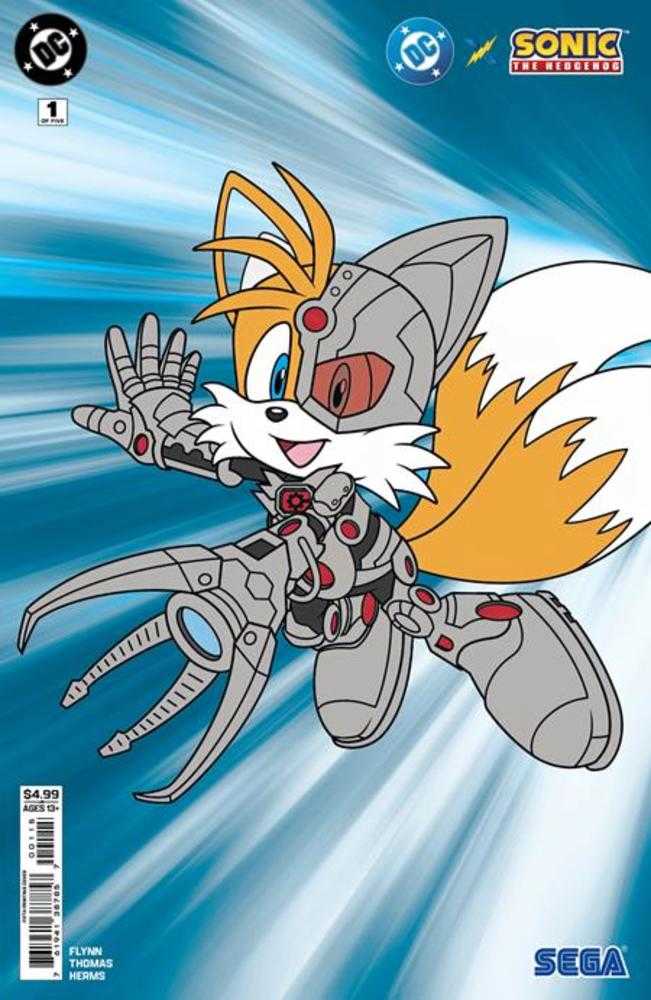 DC X Sonic The Hedgehog #1 (Of 5) 5th Print Cyborg Card Stock Cover | Odin's Place
