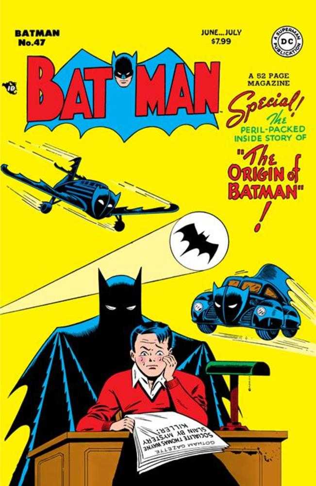 Batman #47 Facsimile Edition Cover B Bob Kane Foil Variant | Odin's Place