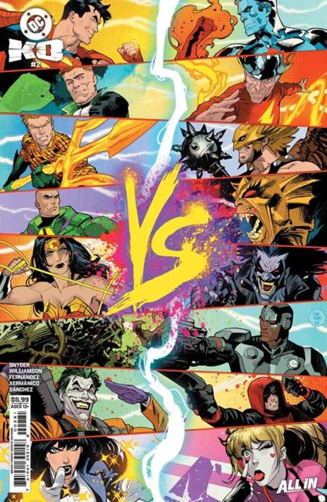 DC K.O. #2 (Of 5) Cover G Dan Mora Bracket Card Stock Variant | Odin's Place
