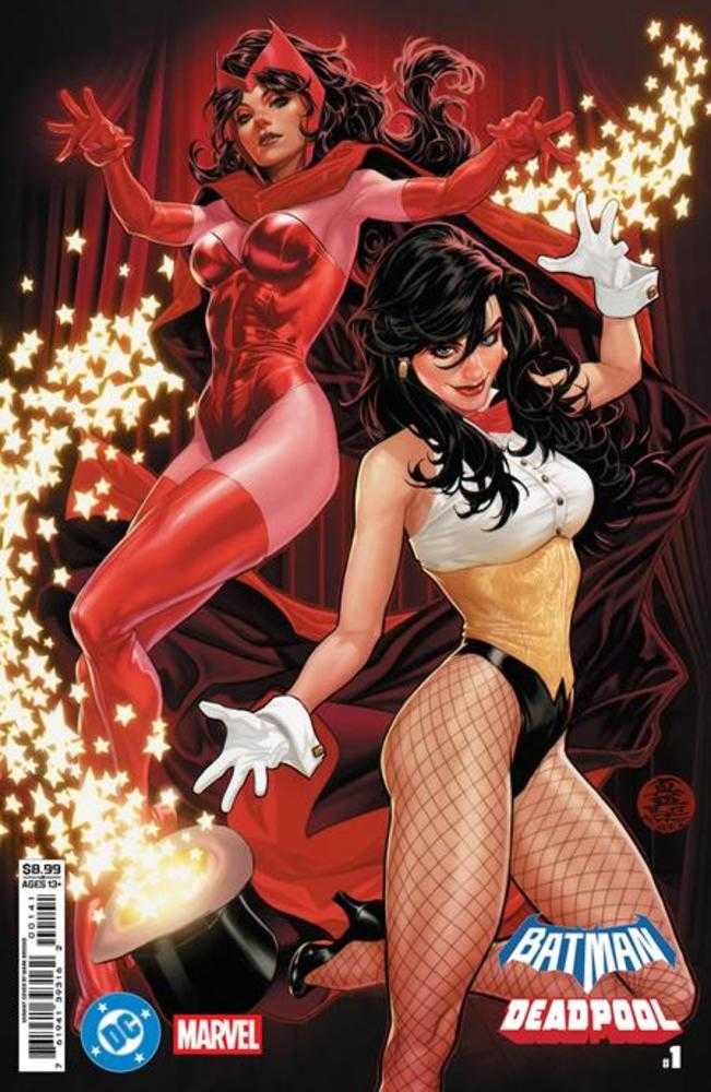 DC Marvel Batman Deadpool #1 (One Shot) Cover D Mark Brooks Zatanna Scarlet Witch Card Stock Variant | Odin's Place