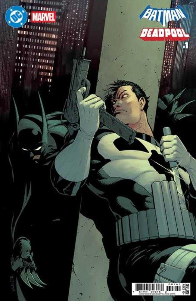 DC Marvel Batman Deadpool #1 (One Shot) Cover G Nick Dragotta Batman Punisher Card Stock Variant | Odin's Place