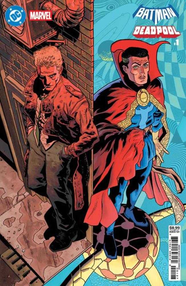 DC Marvel Batman Deadpool #1 (One Shot) Cover P Hayden Sherman Constantine Dr Strange Card Stock Variant | Odin's Place