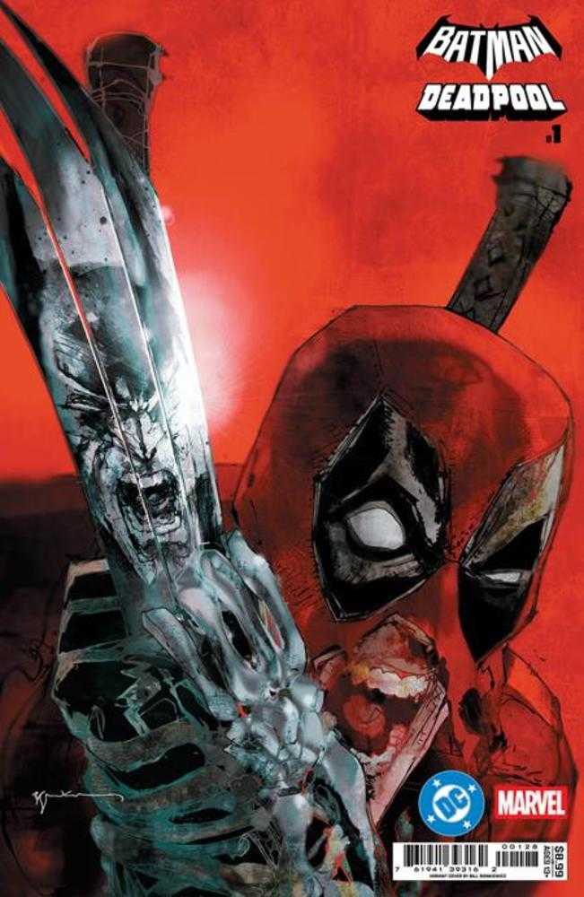 DC Marvel Batman Deadpool #1 (One Shot) Cover Q Bill Sienkiewicz Incredible Hulk 340 Homage Card Stock Variant | Odin's Place