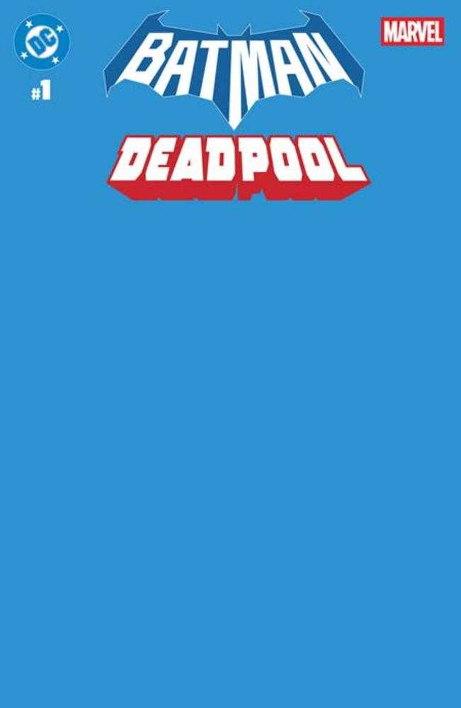 DC Marvel Batman Deadpool #1 (One Shot) Cover U Blue Blank Card Stock Variant | Odin's Place