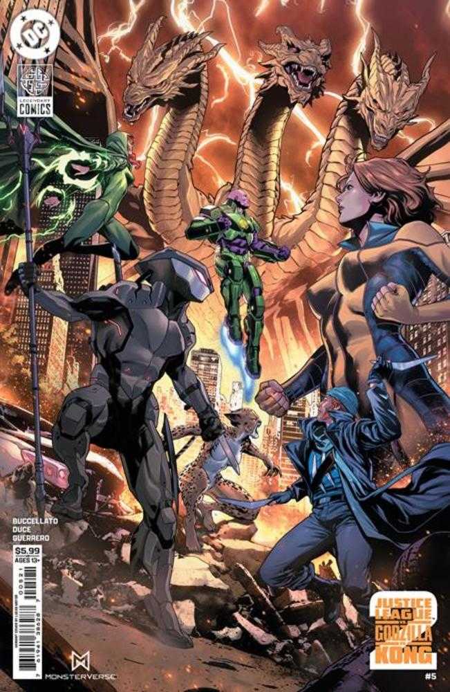 Justice League vs Godzilla vs Kong 2 #5 (Of 7) Cover C Lucas Meyer Card Stock Variant | Odin's Place