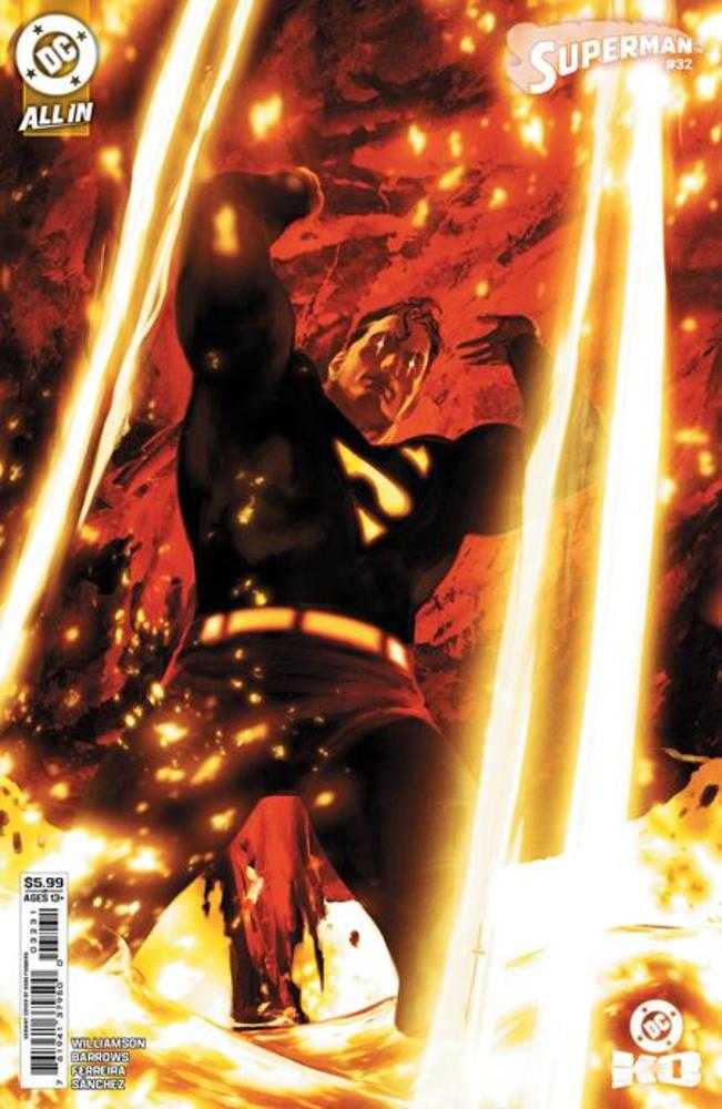 Superman #32 Cover C Sebastian Fiumara Card Stock Variant (DC K.O.) | Odin's Place