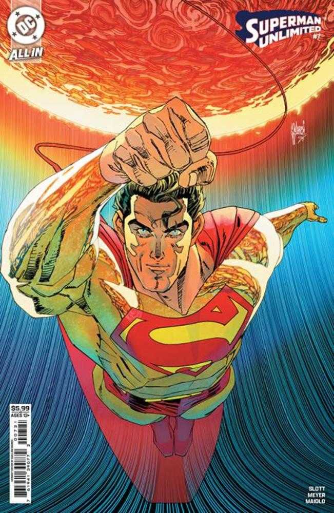 Superman Unlimited #7 Cover B Guillem March Card Stock Variant | Odin's Place
