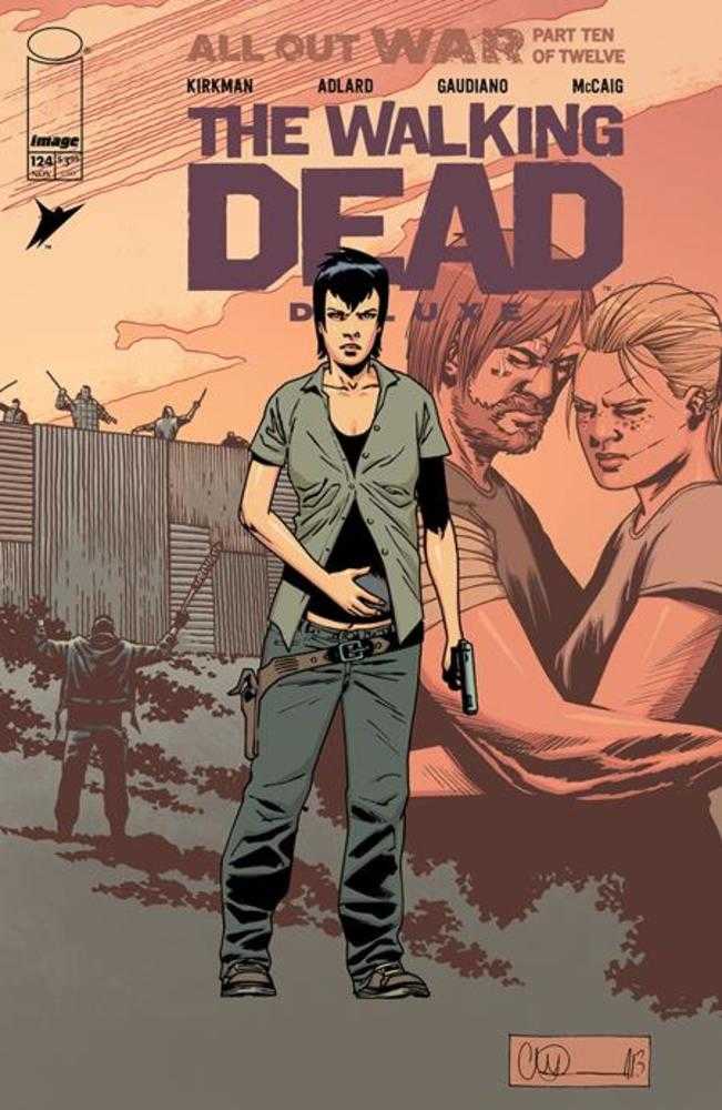 Walking Dead Deluxe #124 Cover B Charlie Adlard & Dave Mccaig Variant (Mature) | Odin's Place