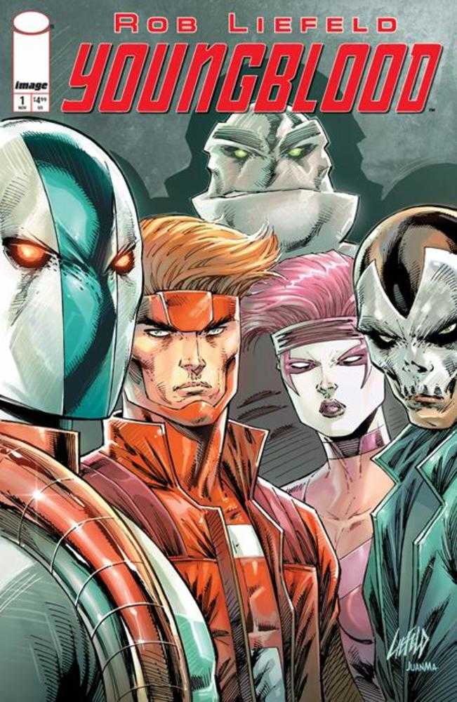 Youngblood #1 (2025) Cover A Rob Liefeld Polybagged & Collectible Card | Odin's Place