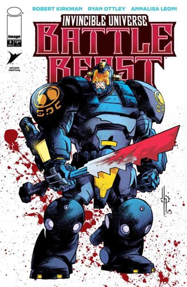 Invincible Universe Battle Beast #3 2 Nd Printing Cover A Jason Howard | Odin's Place