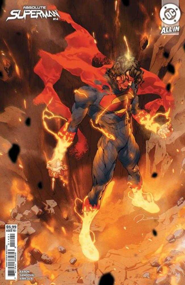 Absolute Superman #14 Cover B Gerald Parel Card Stock Variant | Odin's Place