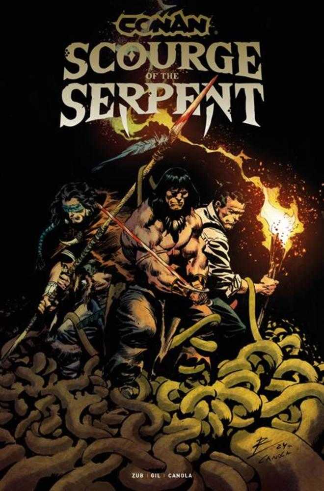 Conan The Barbarian Scourge Of The Serpent #4 (Of 4) Cover A Roberto De La Torre (Mature) | Odin's Place