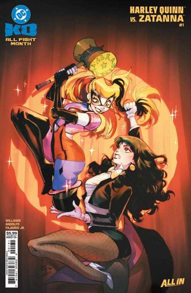 DC K.O. Harley Quinn vs Zatanna #1 (One Shot) Cover D Mirka Andolfo Card Stock Variant | Odin's Place