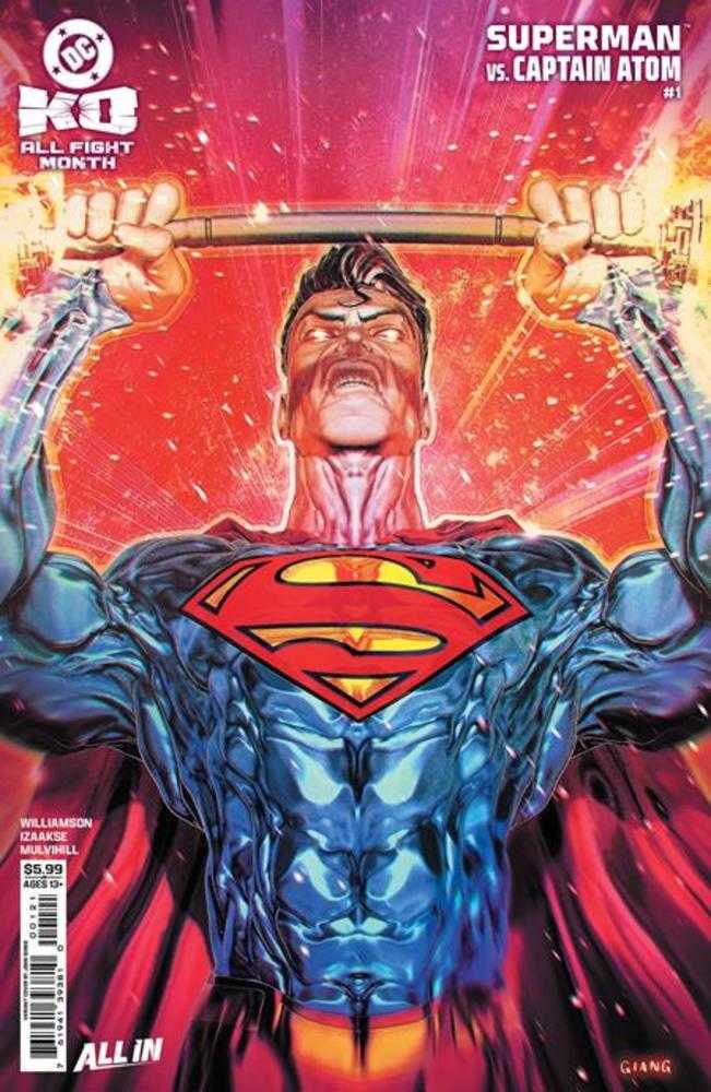 DC K.O. Superman vs Captain Atom #1 (One Shot) Cover B John Giang Card Stock Variant | Odin's Place
