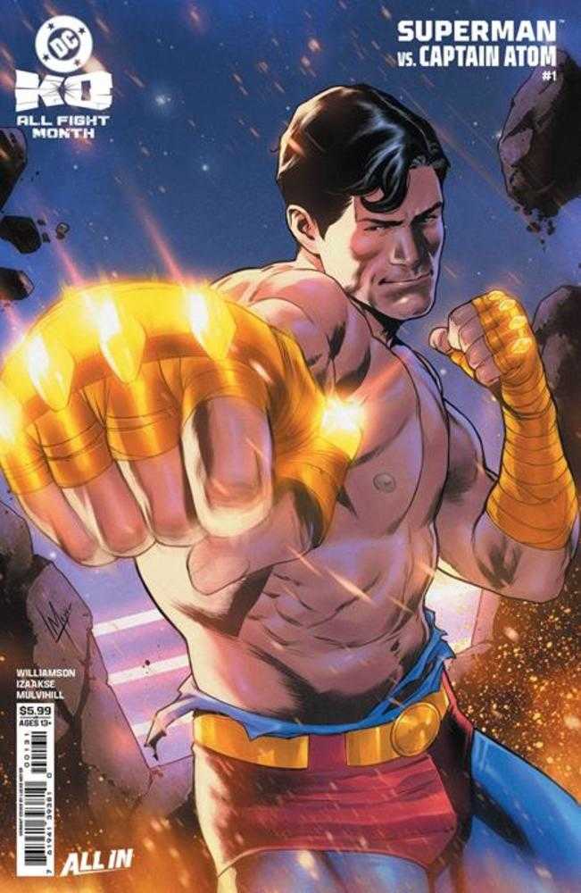 DC K.O. Superman vs Captain Atom #1 (One Shot) Cover C Lucas Meyer Card Stock Variant | Odin's Place