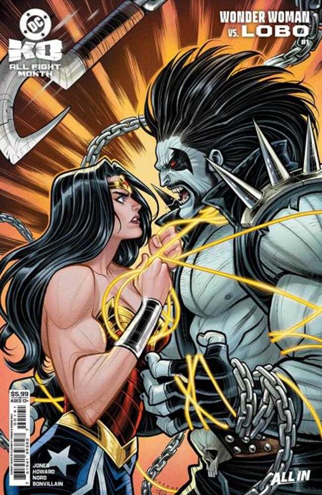 DC K.O. Wonder Woman vs Lobo #1 (One Shot) Cover D Elizabeth Torque Card Stock Variant | Odin's Place