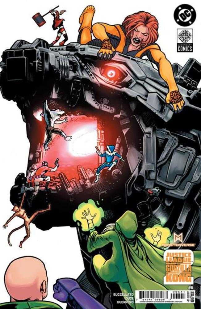 Justice League vs Godzilla vs Kong 2 #6 (Of 7) Cover D Kevin Maguire Card Stock Variant | Odin's Place