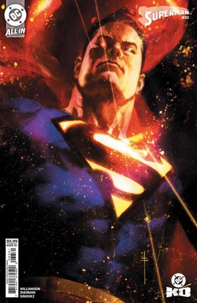 Superman #33 Cover C Sebastian Fiumara Card Stock Variant (DC K.O.) | Odin's Place