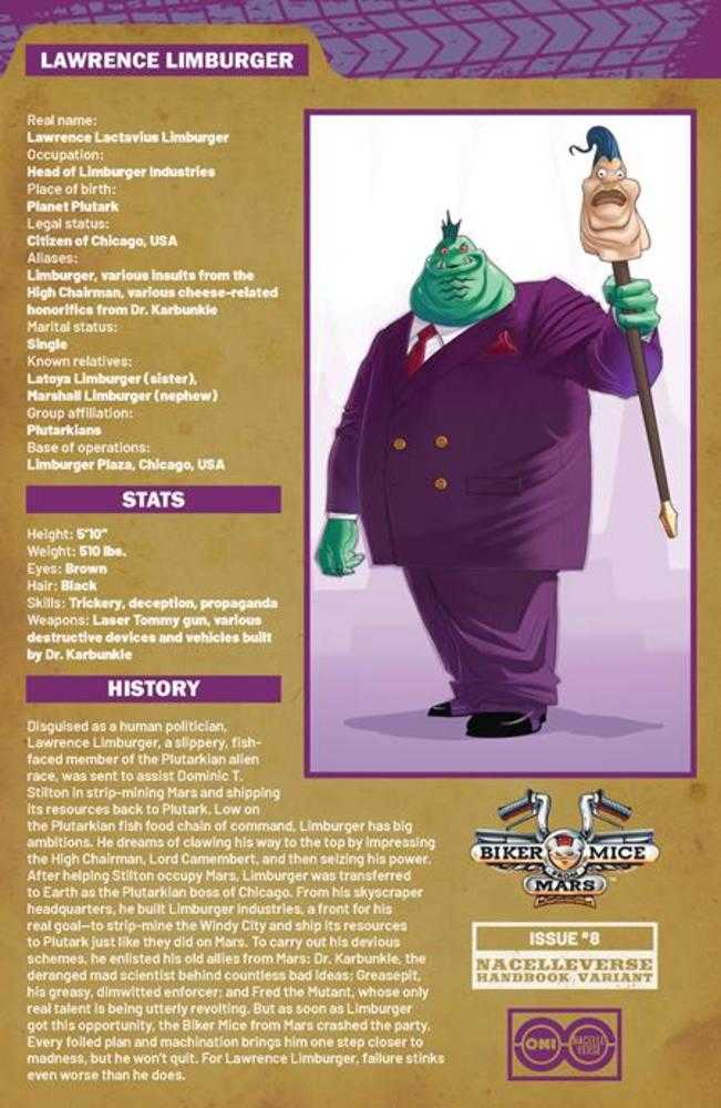 Biker Mice From Mars (2025) #8 Cover B Dotun Akande Handbook Variant | Odin's Place