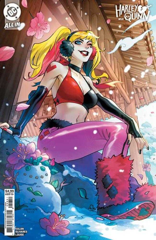Harley Quinn #58 Cover E Haining Sweater Weather Card Stock Variant | Odin's Place