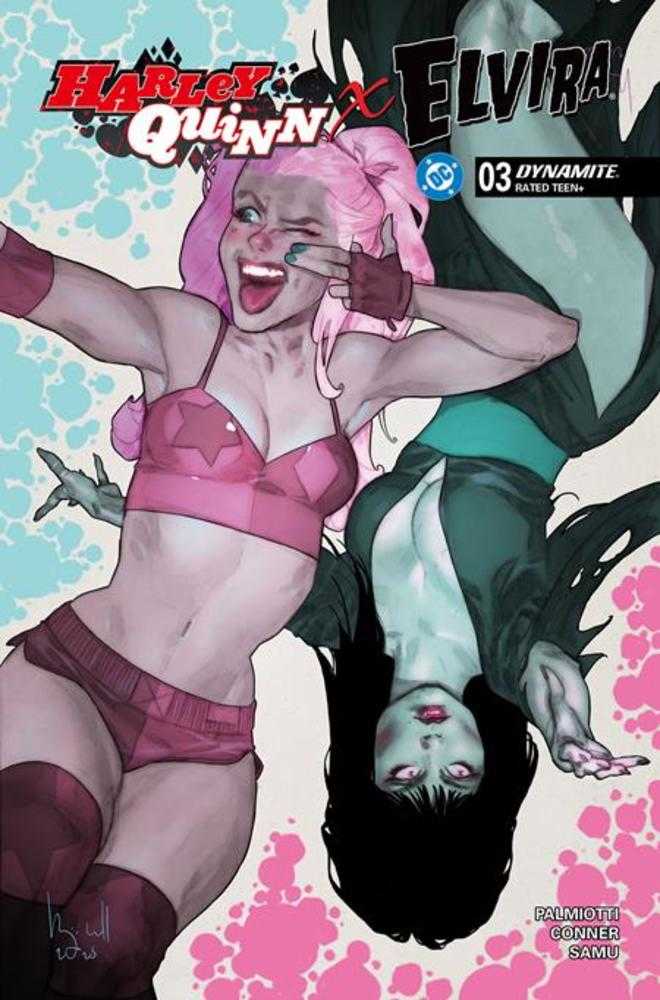 Harley Quinn X Elvira #4 Cover D Ben Caldwell Variant | Odin's Place