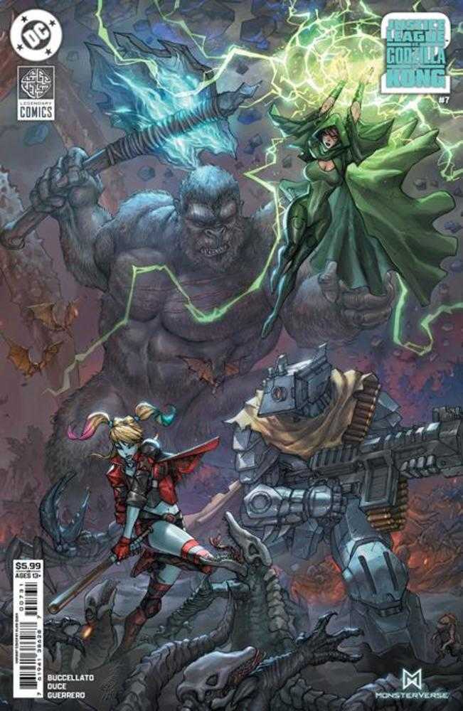 Justice League vs Godzilla vs Kong 2 #7 (Of 7) Cover C Alan Quah Card Stock Variant | Odin's Place