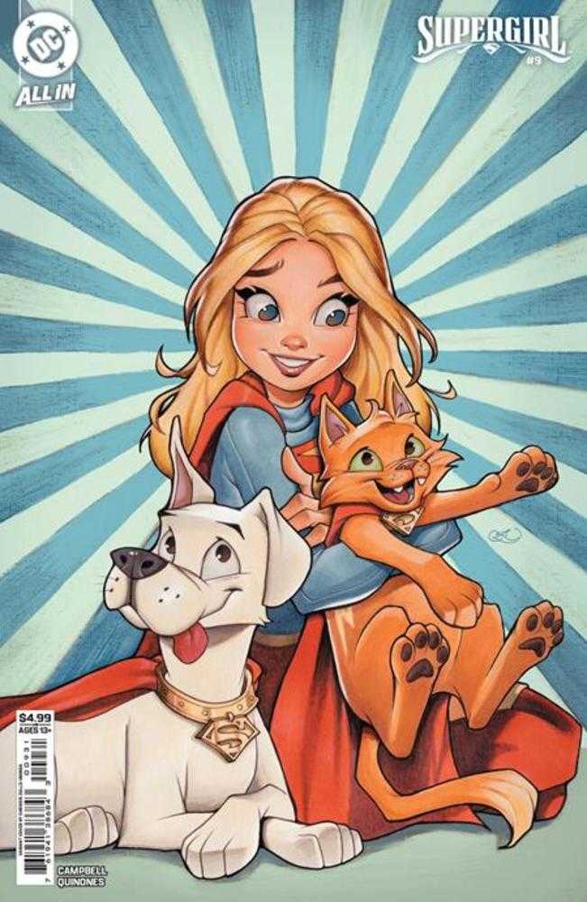 Supergirl #9 Cover B Chrissie Zullo Uminga Card Stock Variant | Odin's Place