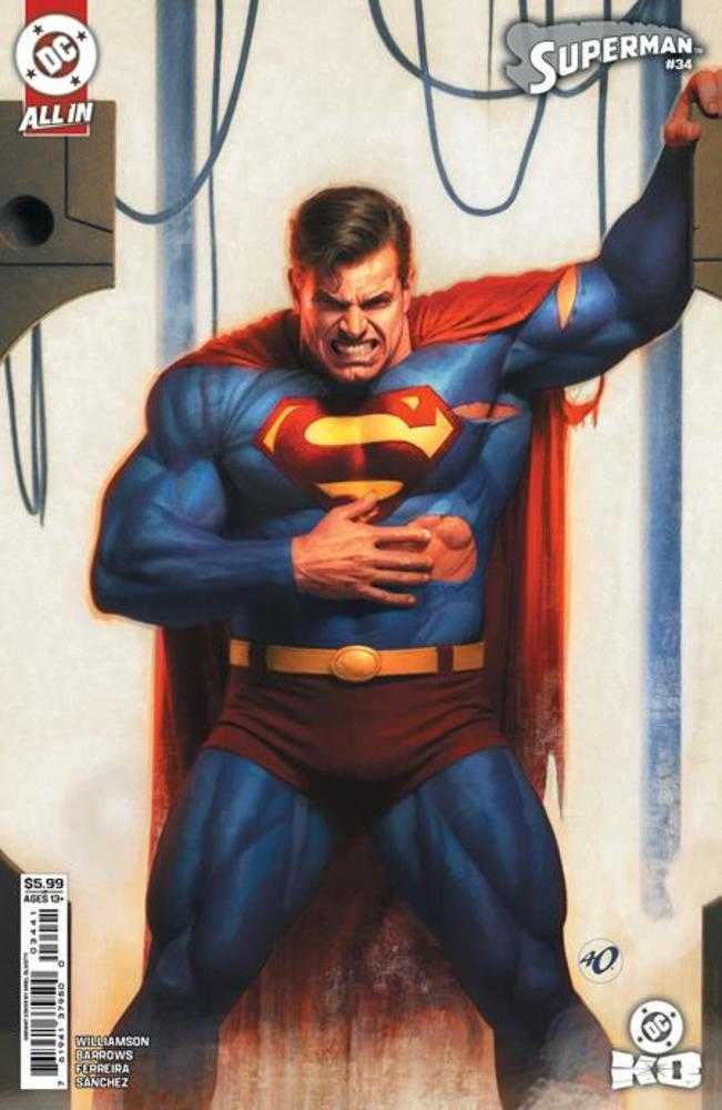 Superman #34 Cover D Ariel Olivetti Card Stock Variant (DC K.O.) | Odin's Place