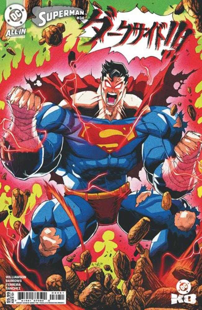 Superman #34 Cover E Mario Foccillo Card Stock Variant (DC K.O.) | Odin's Place